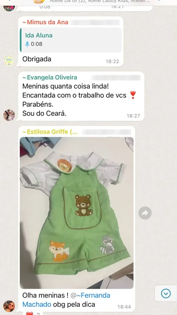 Peça feita por aluna da Costuragi · 19