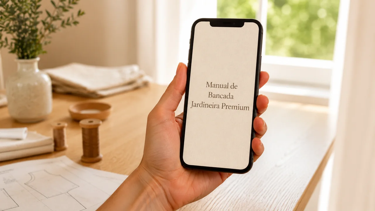 Manual de Bancada da Jardineira Premium em PDF